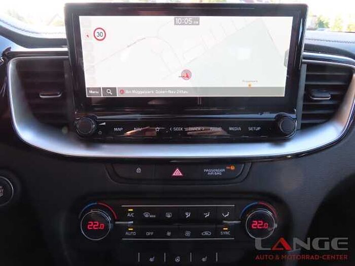 Kia Cee'd 1.5T 140 SPI TEC LEDER Navi Klimaautom SHZ Temp Tel.-Vorb. PDC Regensensor Ceed