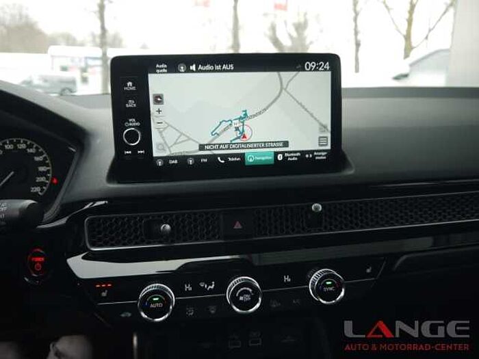 Honda Civic i-MMD Hybrid 2.0 Limousine Sport Navi Digitales Cockpit LED ACC Apple CarP