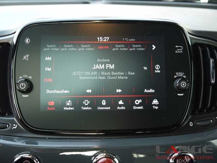 Fiat 500 Lim. Dolcevita Navi Apple CarPlay Android Auto Klimaautom Musikstreaming DAB